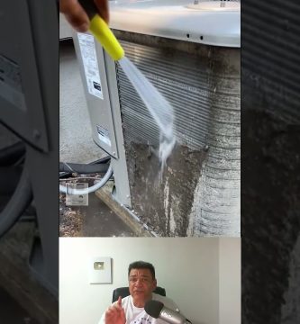 Aire acondicionado con condensador sucio