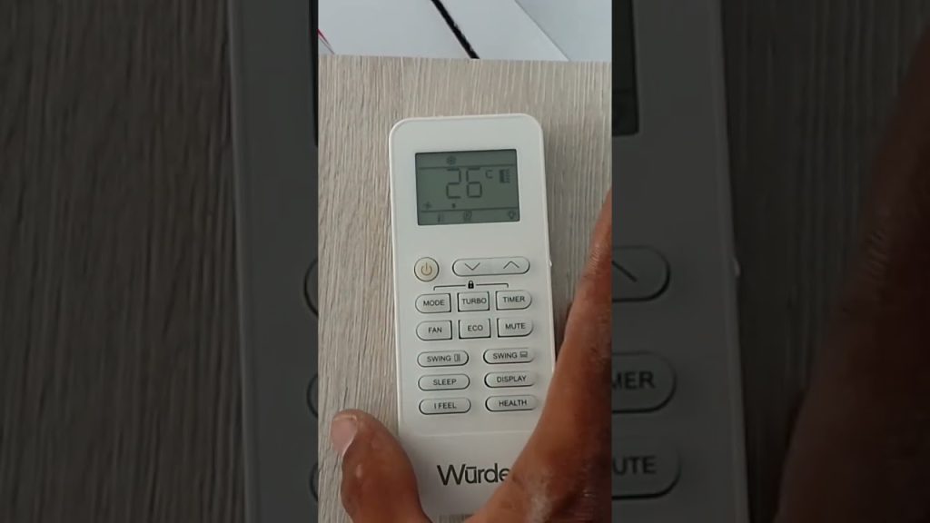 Aire acondicionado con lamas bloqueadas