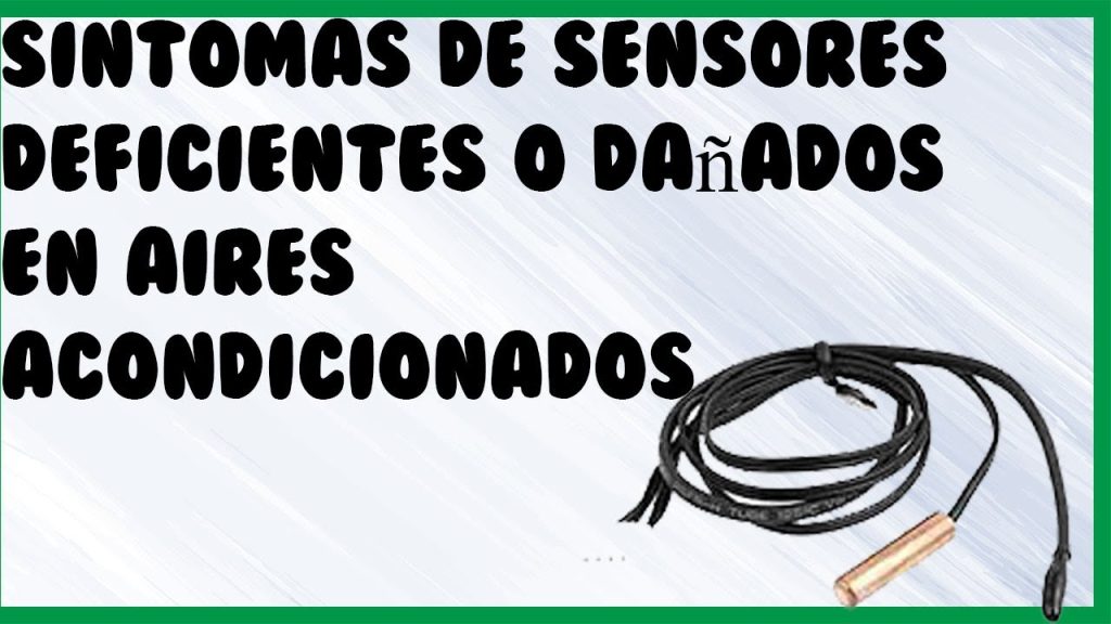 Aire acondicionado con sonda de tubería defectuosa