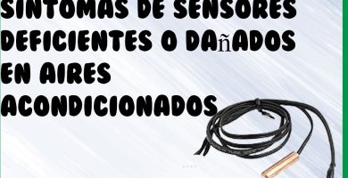 Aire acondicionado con sonda de tubería defectuosa
