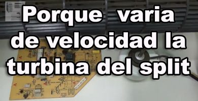 Aire acondicionado que no cambia velocidad de ventilador