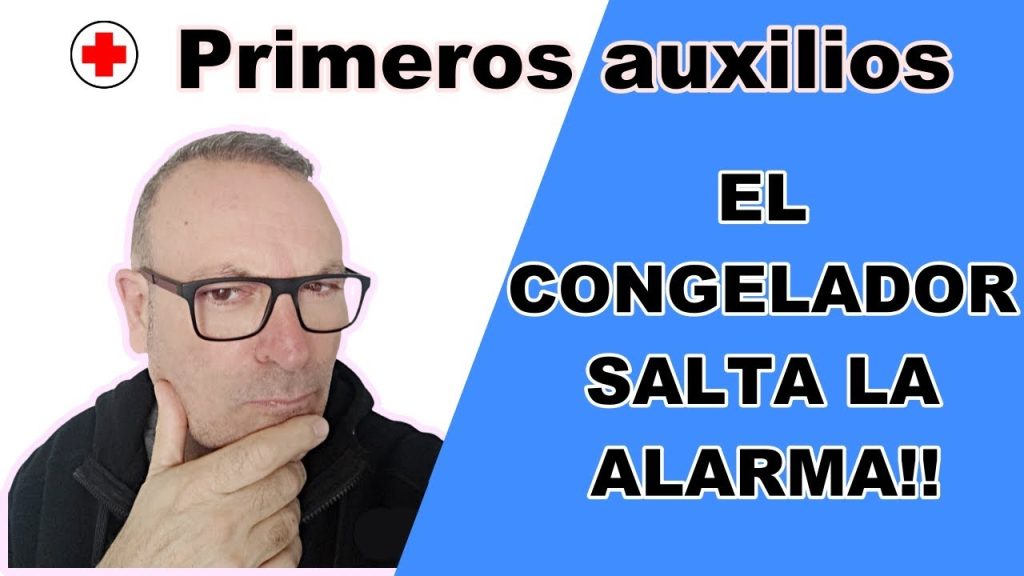 Congelador con alarma constante