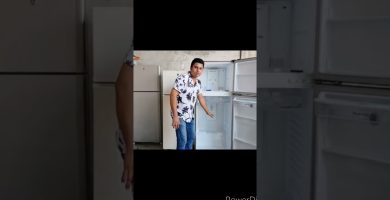 Congelador con luz interior apagada