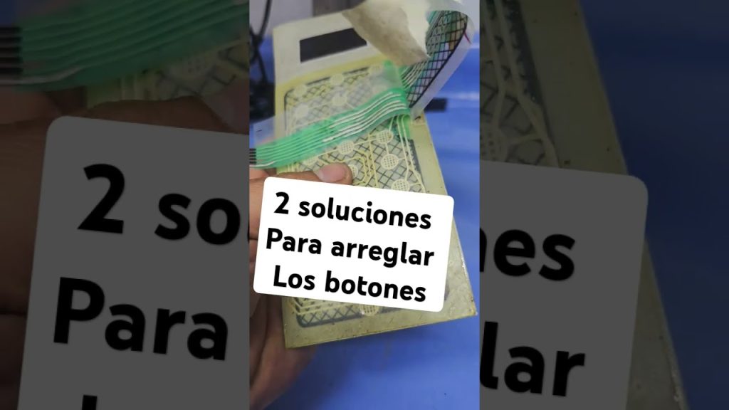 Microondas con error de teclado matricial