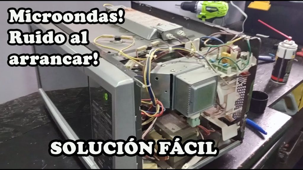 Microondas con ventilador interno ruidoso