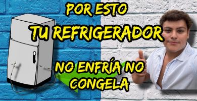 Nevera con acumulación de hielo en conducto de aire