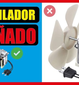 Nevera con ventilador interior que no gira