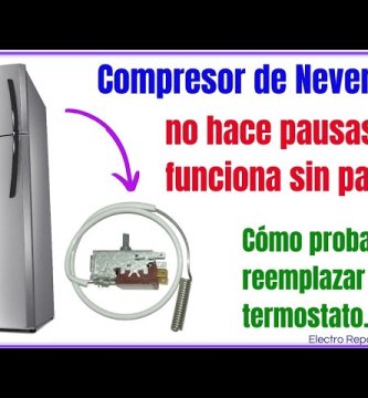 Nevera que enfría pero no corta el compresor nunca