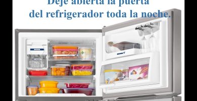 Nevera que enfría solo de noche